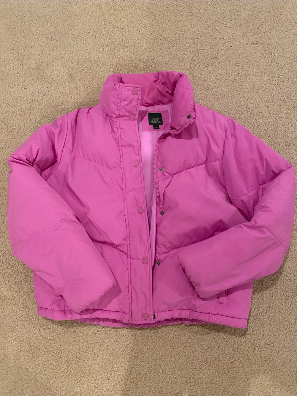 wild fable Bright Fuchsia Puffer Jacket